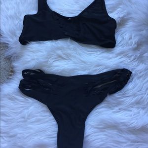 Set bikini with straps super sexy new